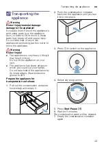 Preview for 43 page of Bosch WTW85540EU Installation And Operating Instructions Manual