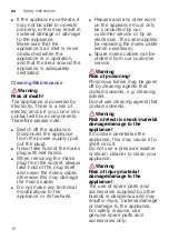 Preview for 10 page of Bosch WTW85561BY Installation And Operating Instructions Manual