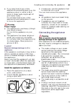 Preview for 13 page of Bosch WTW85561BY Installation And Operating Instructions Manual