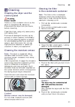 Preview for 31 page of Bosch WTW85B48SN Installation And Operating Instructions Manual