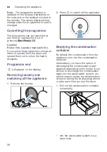 Preview for 28 page of Bosch WTW87560GB Installation And Operating Instructions Manual