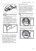 Предварительный просмотр 29 страницы Bosch WTW87560GB Installation And Operating Instructions Manual