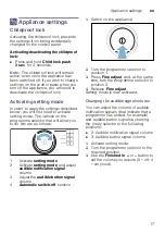 Preview for 17 page of Bosch WTW87561GB Installation And Operating Instructions Manual