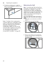 Preview for 32 page of Bosch WTW87561GB Installation And Operating Instructions Manual