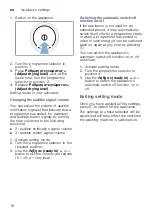 Preview for 16 page of Bosch WTW87569GR Installation And Operating Instructions Manual