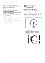 Preview for 26 page of Bosch WTW87569GR Installation And Operating Instructions Manual