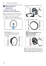 Preview for 28 page of Bosch WTW87589SN Installation And Operating Instructions Manual