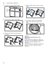 Preview for 32 page of Bosch WTW87589SN Installation And Operating Instructions Manual