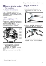 Preview for 33 page of Bosch WTW87589SN Installation And Operating Instructions Manual