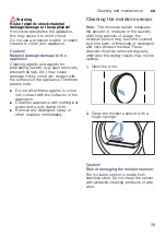 Preview for 39 page of Bosch WTW87589SN Installation And Operating Instructions Manual