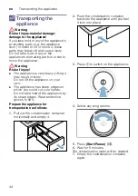 Preview for 44 page of Bosch WTW87589SN Installation And Operating Instructions Manual