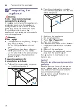 Preview for 38 page of Bosch WTW875L8SN Installation And Operating Instructions Manual