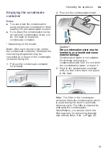 Предварительный просмотр 19 страницы Bosch WTW875M8SN Installation And Operating Instructions Manual