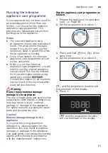 Preview for 51 page of Bosch WTW87640ES Installation And Operating Instructions Manual