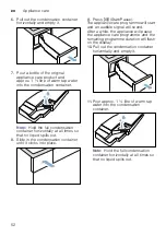 Preview for 52 page of Bosch WTW87640ES Installation And Operating Instructions Manual