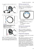 Preview for 29 page of Bosch WTW876H8SG Installation And Operating Instructions Manual