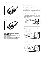 Preview for 44 page of Bosch WTW876H8SG Installation And Operating Instructions Manual