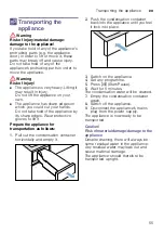 Preview for 55 page of Bosch WTW876H8SG Installation And Operating Instructions Manual