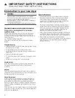 Preview for 8 page of Bosch WTW87NH1UC Use And Care Manual / Installation Instructions