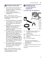 Preview for 13 page of Bosch WTWH7560GB Installation And Operating Instructions Manual