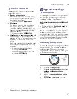 Preview for 17 page of Bosch WTWH7560GB Installation And Operating Instructions Manual