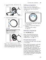 Preview for 29 page of Bosch WTWH7560GB Installation And Operating Instructions Manual