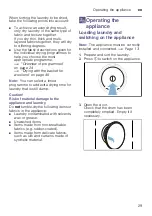 Preview for 29 page of Bosch WTWH7560GC Installation And Operating Instructions Manual