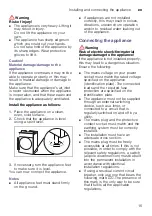 Preview for 15 page of Bosch WTWH7561GB Installation And Operating Instructions Manual