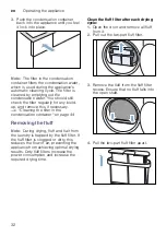 Preview for 32 page of Bosch WTWH7561GB Installation And Operating Instructions Manual