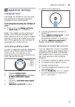 Preview for 19 page of Bosch WTWH7579SN Installation And Operating Instructions Manual