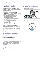 Preview for 32 page of Bosch WTWH7579SN Installation And Operating Instructions Manual