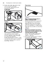 Preview for 42 page of Bosch WTWH7579SN Installation And Operating Instructions Manual