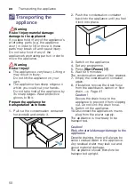 Preview for 50 page of Bosch WTWH7579SN Installation And Operating Instructions Manual