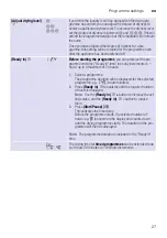 Preview for 27 page of Bosch WTWH75I9SN Installation And Operating Instructions Manual