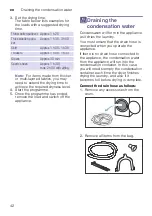 Preview for 42 page of Bosch WTWH75S9SN Installation And Operating Instructions Manual