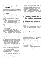 Preview for 11 page of Bosch WTX80KM9SN User Manual And Installation Instructions