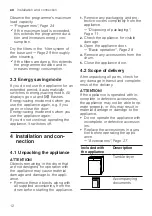 Preview for 12 page of Bosch WTX80KM9SN User Manual And Installation Instructions