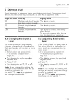 Preview for 23 page of Bosch WTX80KM9SN User Manual And Installation Instructions