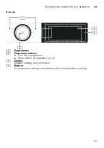 Preview for 21 page of Bosch WTX87MF0CH Installation And Operating Instructions Manual