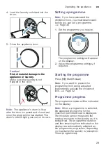 Preview for 29 page of Bosch WTX87MF0CH Installation And Operating Instructions Manual