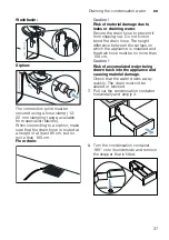 Preview for 37 page of Bosch WTX87MF0CH Installation And Operating Instructions Manual