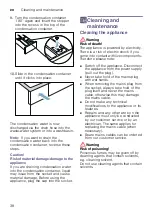 Preview for 38 page of Bosch WTX87MF0CH Installation And Operating Instructions Manual