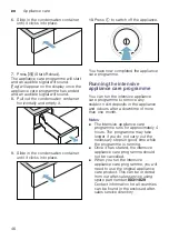 Preview for 46 page of Bosch WTX87MF0CH Installation And Operating Instructions Manual