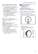 Preview for 29 page of Bosch WTX87MH0SG Installation And Operating Instructions Manual