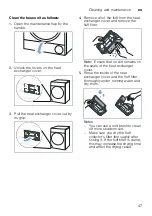 Preview for 47 page of Bosch WTX87MH0SG Installation And Operating Instructions Manual