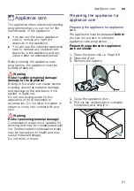 Preview for 51 page of Bosch WTX87MH0SG Installation And Operating Instructions Manual