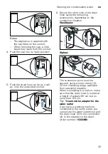 Предварительный просмотр 35 страницы Bosch WTX88M20AU Installation And Operating Instructions Manual