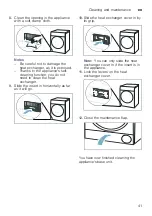 Предварительный просмотр 41 страницы Bosch WTX88M20AU Installation And Operating Instructions Manual