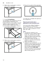 Предварительный просмотр 44 страницы Bosch WTX88M20AU Installation And Operating Instructions Manual