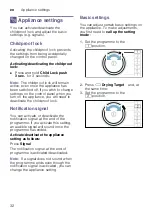 Preview for 32 page of Bosch WTX88RH9GB Installation And Operating Instructions Manual